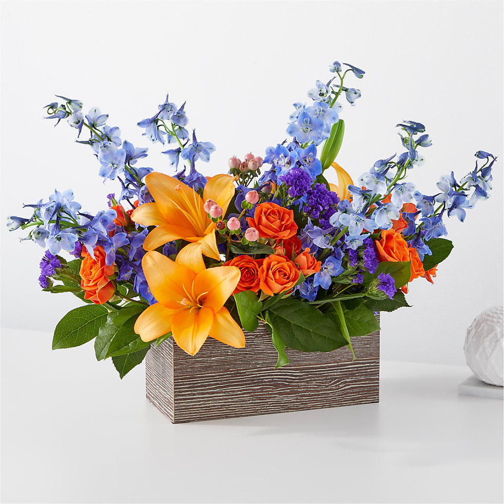 Radiant Citrus Box Bouquet – Flower Parade, Mississauga ON