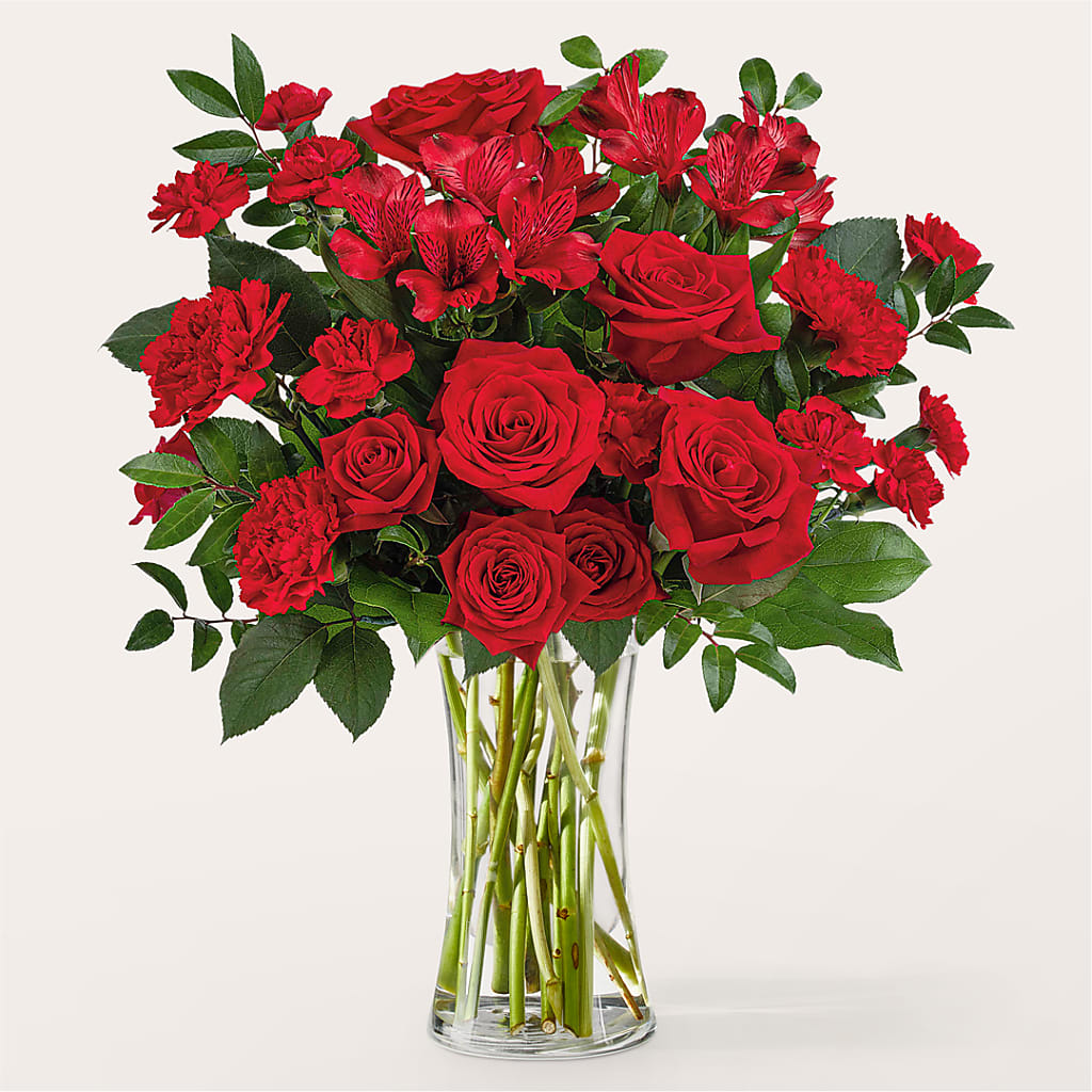 Brilliant Ruby Bouquet – Flower Parade, Mississauga ON