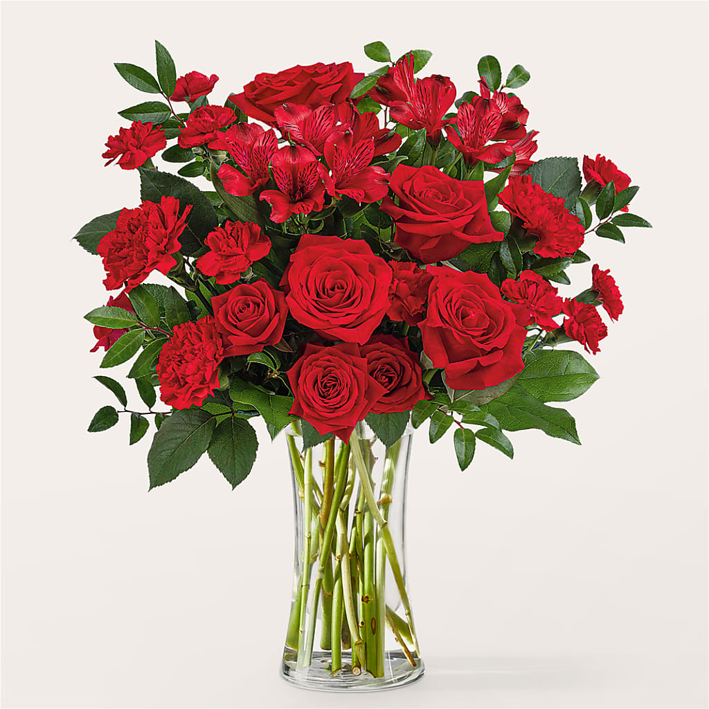 Brilliant Ruby Bouquet – Flower Parade, Mississauga ON