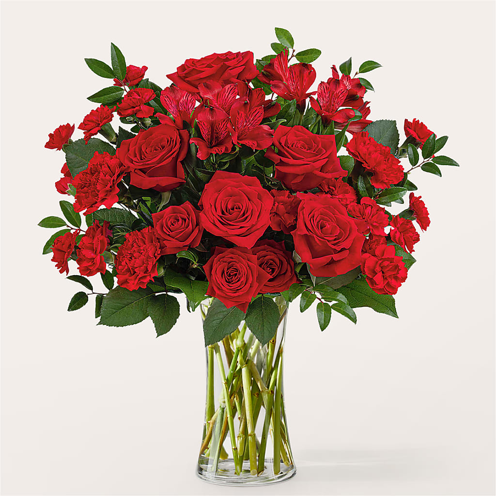 Brilliant Ruby Bouquet – Flower Parade, Mississauga ON