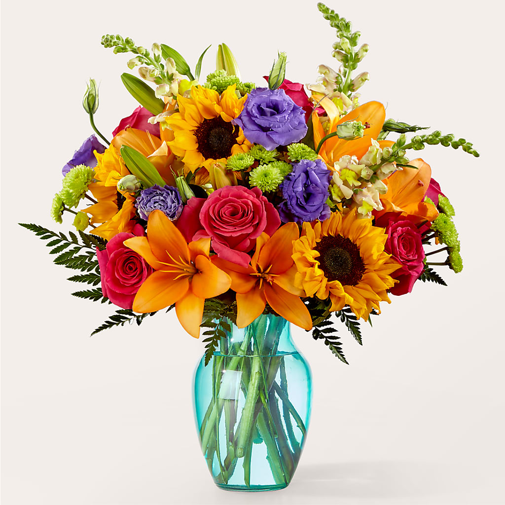 Double Rainbow Bouquet – Flower Parade, Mississauga ON
