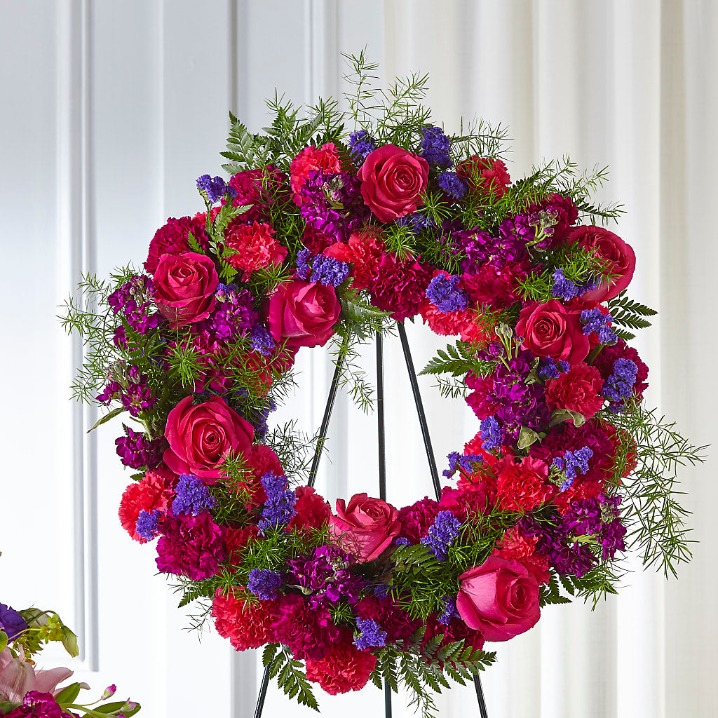 Calming Colors Wreath – Flower Parade, Mississauga ON