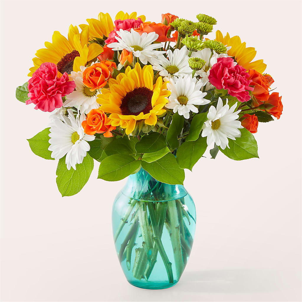 Sun-drenched Blooms Bouquet – Flower Parade, Mississauga ON