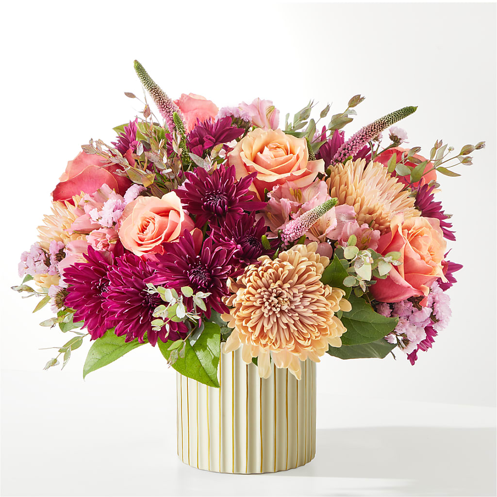 Berry Cobbler Bouquet with Ivory Vase – Flower Parade, Mississauga ON
