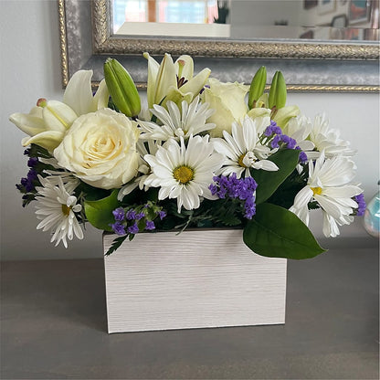 Beyond Blue Box Bouquet –  Flower Parade, Mississauga ON