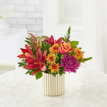 Burgundy Landscape Bouquet –  Flower Parade, Mississauga ON