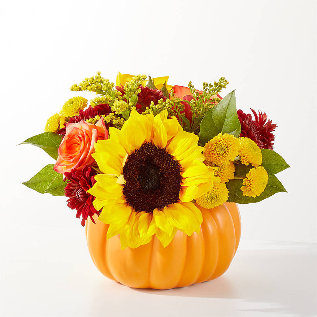 Golden Gourd Pumpkin Bouquet –  Flower Parade, Mississauga ON