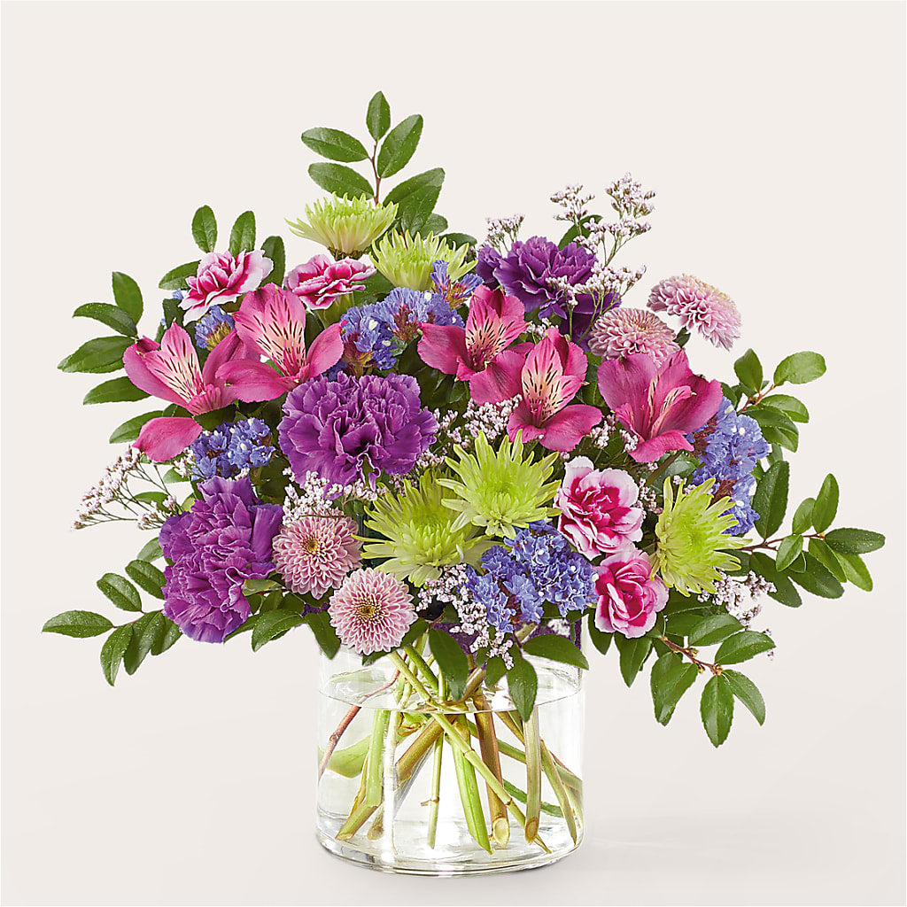Glass Half Full Bouquet –  Flower Parade, Mississauga ON
