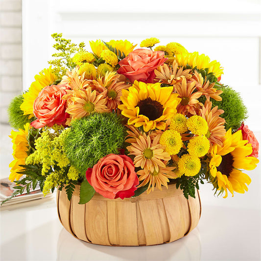 Harvest Sunflower Basket –  Flower Parade, Mississauga ON