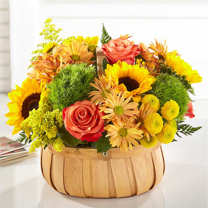 Harvest Sunflower Basket –  Flower Parade, Mississauga ON