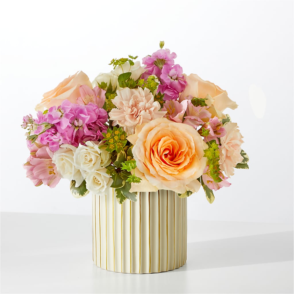 Paradise Bouquet with Ivory Vase –  Flower Parade, Mississauga ON