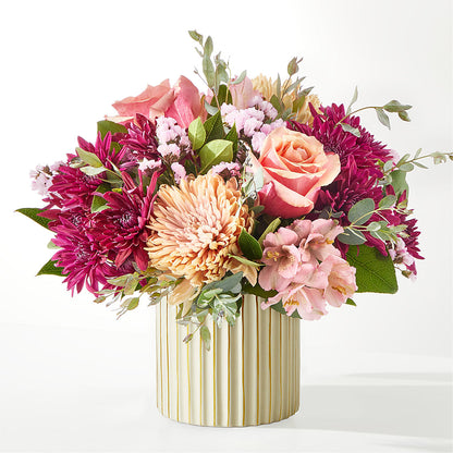 Berry Cobbler Bouquet with Ivory Vase –  Flower Parade, Mississauga ON