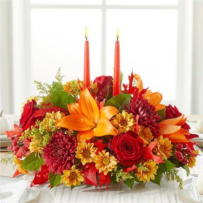 Autumn's Embrace Centerpiece –  Flower Parade, Mississauga ON
