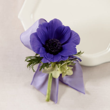 Purple Passion Boutonniere –  Flower Parade, Mississauga ON